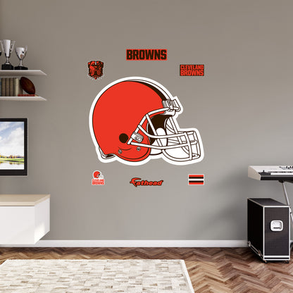 Cleveland Browns:  Logo        - Officially Licensed NFL Removable     Adhesive Decal