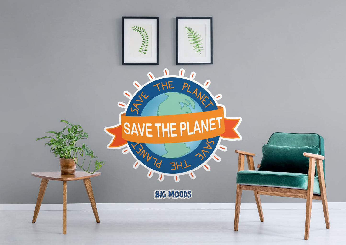 Save the Planet Banner        - Officially Licensed Big Moods Removable     Adhesive Decal