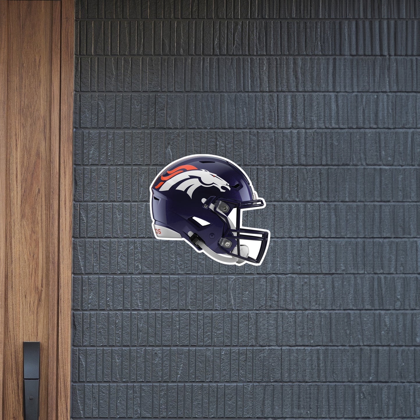 Denver Broncos - Helmet - Outdoor Wall Decals - Official NFL - Scratch Resistant Alumigraphics Smooth #3