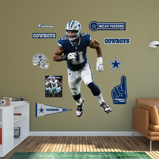 Dallas Cowboys: Micah Parsons         - Officially Licensed NFL Removable     Adhesive Decal