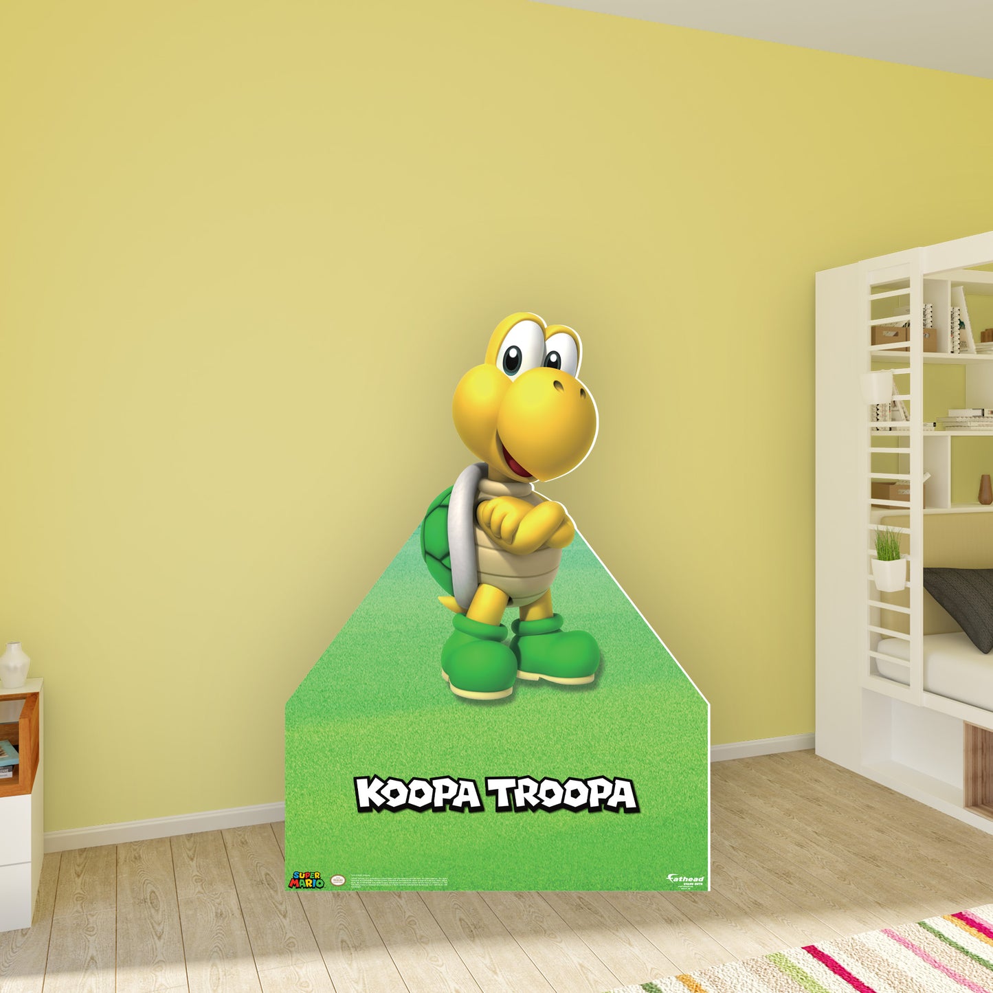 Super Mario: Koopa Troopa Life-Size Foam Core Cutout - Officially Licensed Nintendo Stand Out