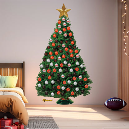 Cleveland Browns:   Dry Erase Decorate Your Own Christmas Tree        - Officially Licensed NFL Removable     Adhesive Decal