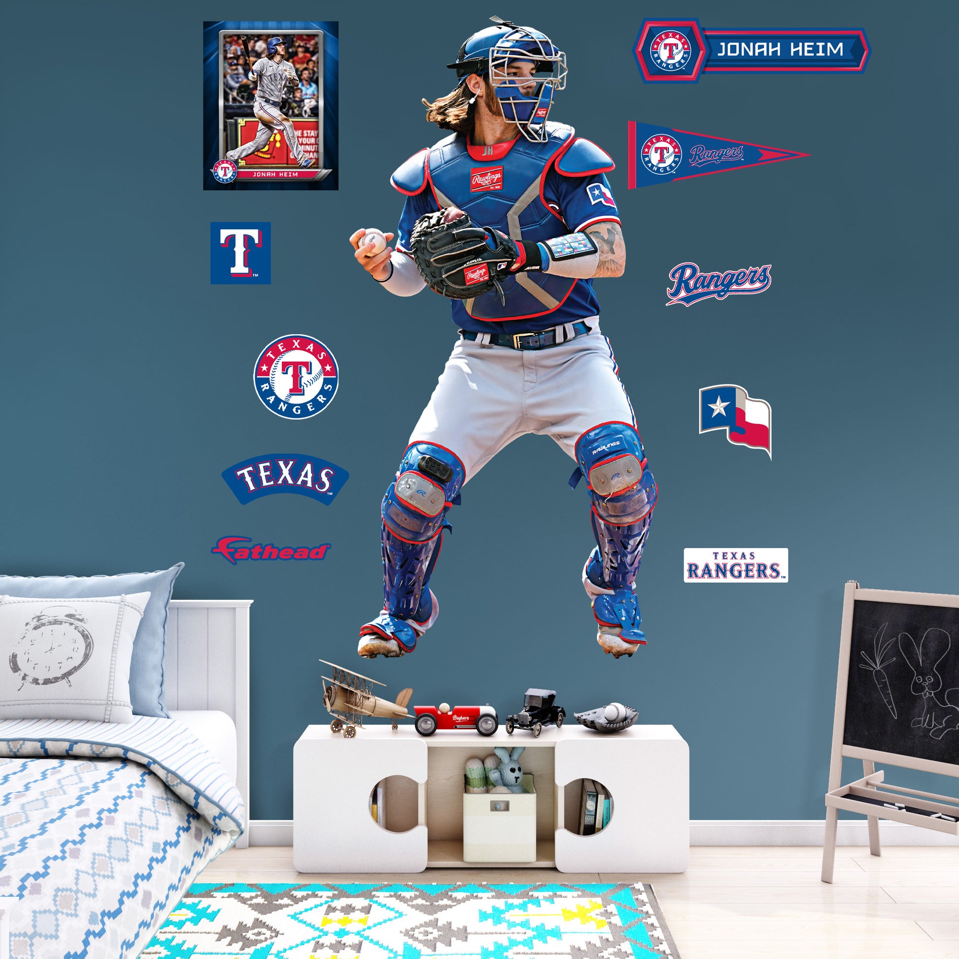Texas Rangers Jonah Heim Teal Limited Men's American League