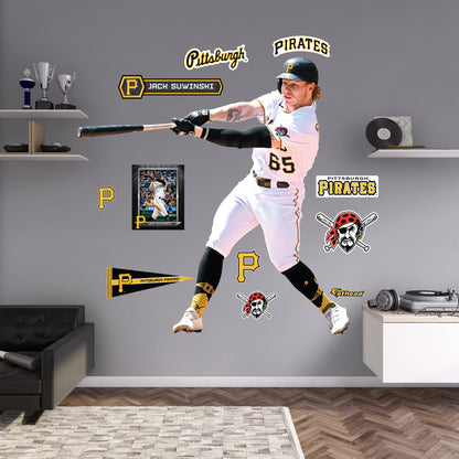 Pittsburgh Pirates: Jack Suwinski         - Officially Licensed MLB Removable     Adhesive Decal