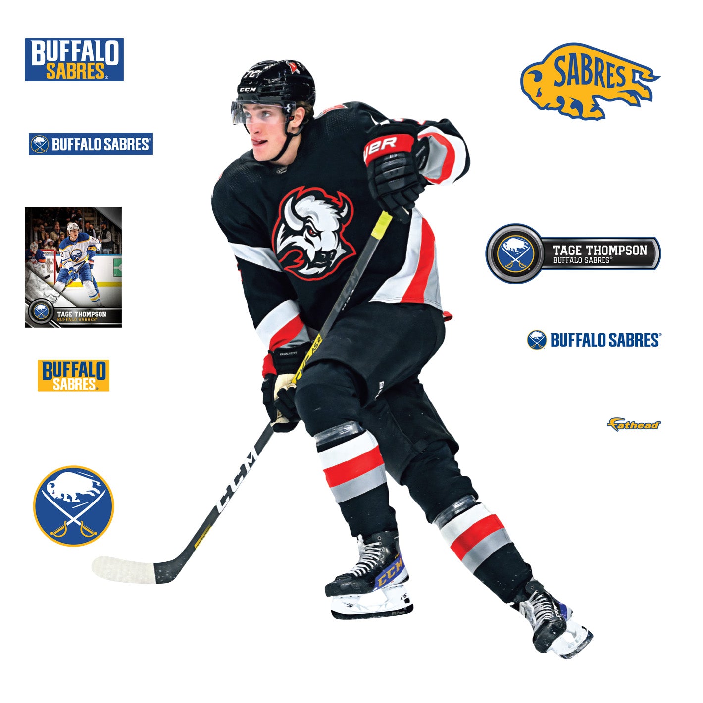 Buffalo Sabres: Tage Thompson 2022 - Officially Licensed NHL
