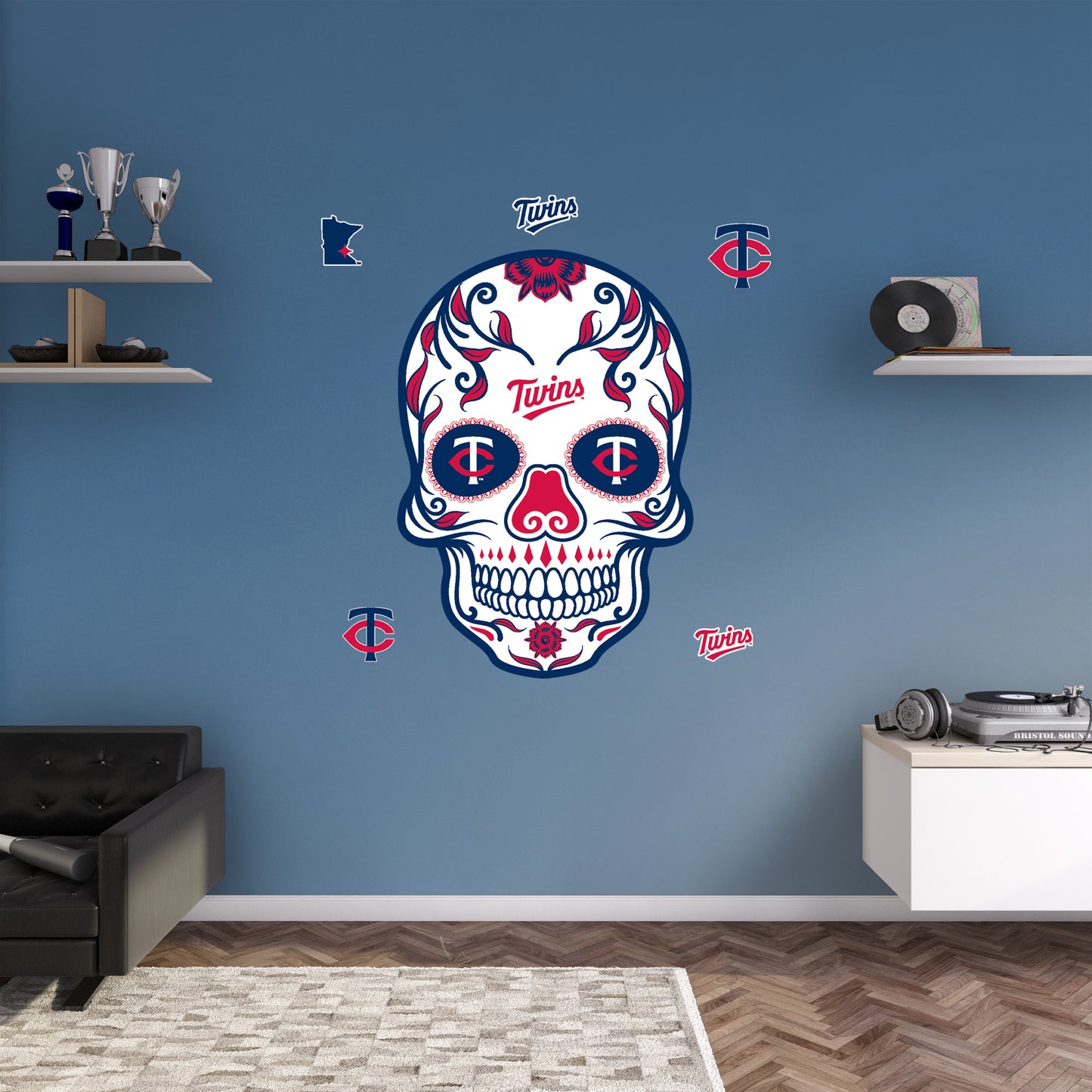 Giant Icon +5 Decals  (35"W x 51"H) 