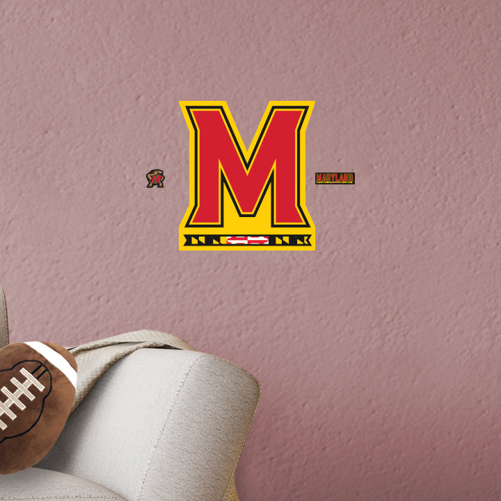 Maryland Terrapins:   Logo        - Officially Licensed NCAA Removable     Adhesive Decal