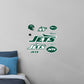 New York Jets:  Logo        - Officially Licensed NFL Removable     Adhesive Decal