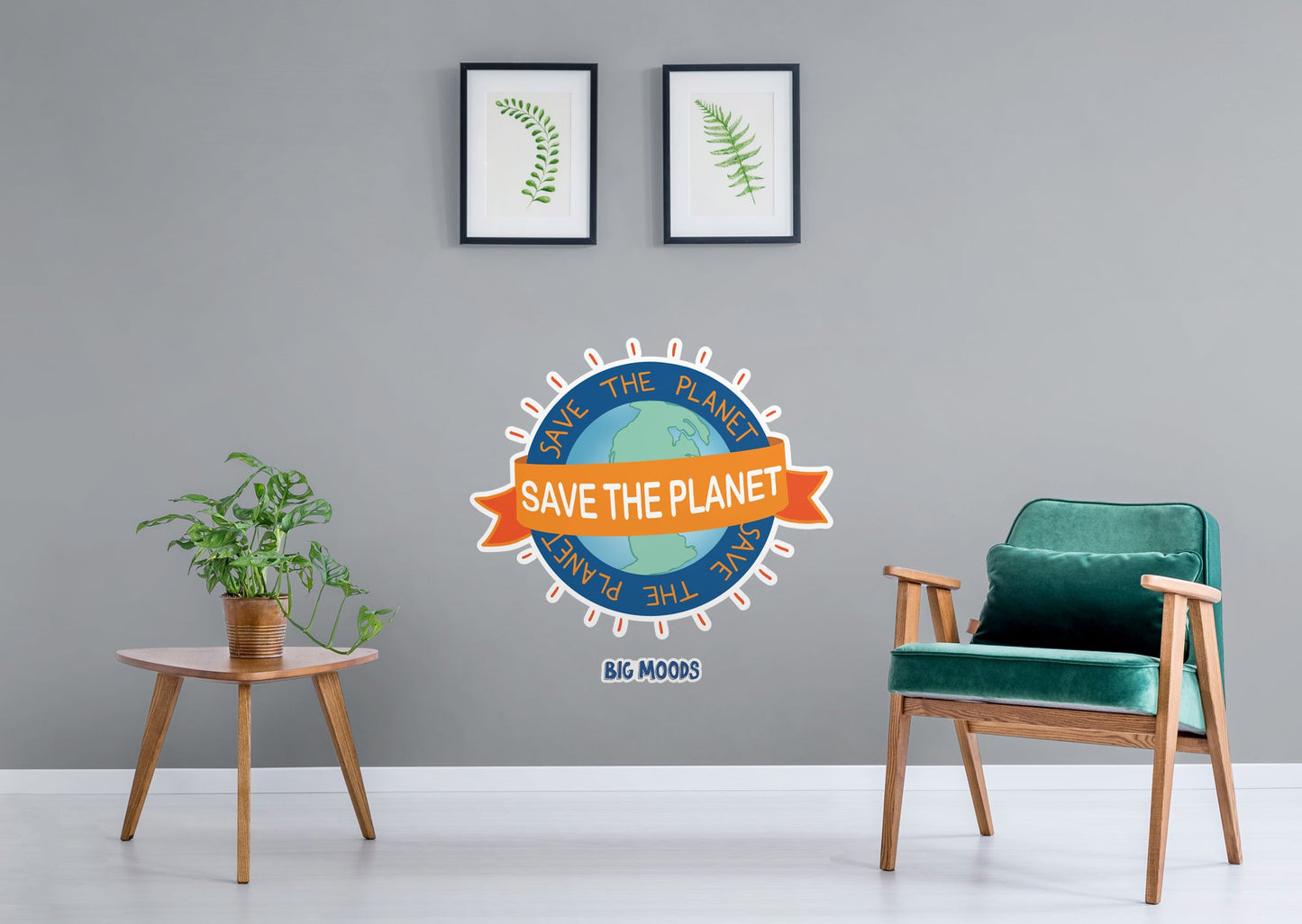 Save the Planet Banner        - Officially Licensed Big Moods Removable     Adhesive Decal