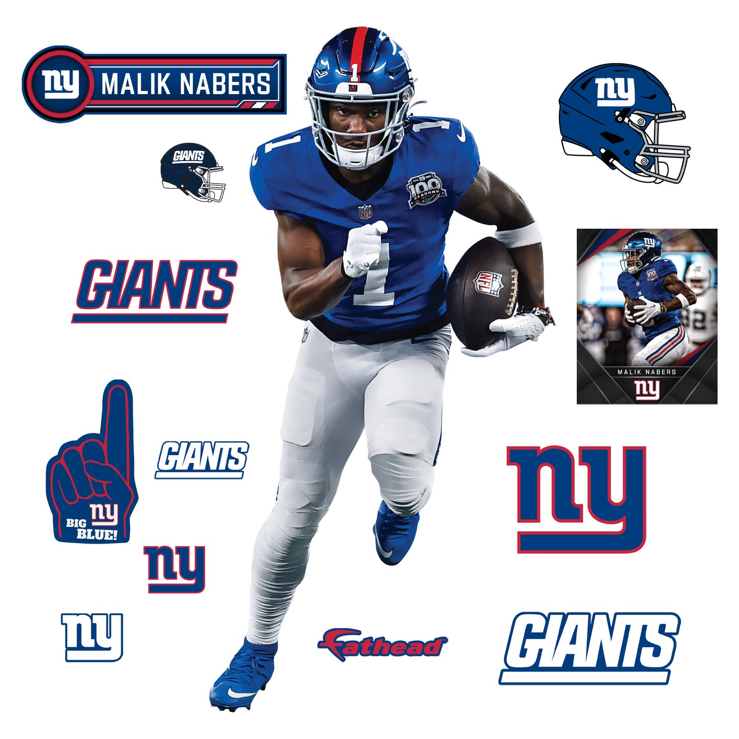 Life-Size Athlete +13 Decals  (39.5"W x 78"H) 