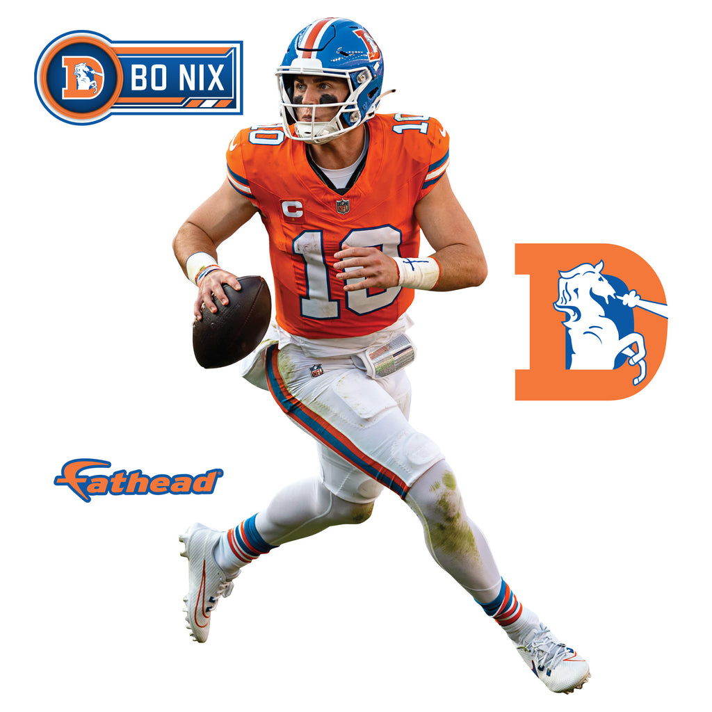 Bo Nix - RealBig Throwback Collection - Official NFL - Denver Broncos ...
