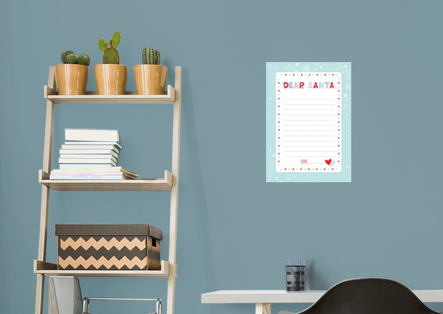 Christmas:  Love Dry Erase        -   Removable     Adhesive Decal