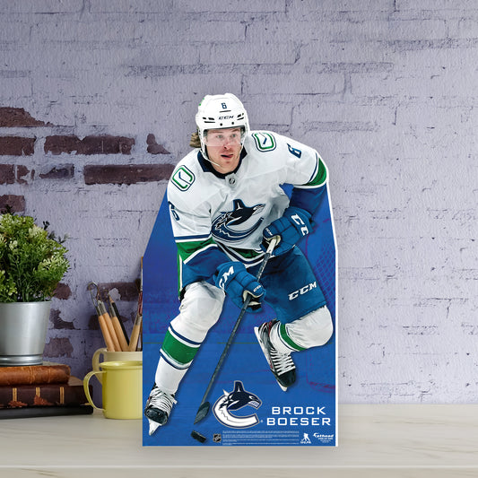 Vancouver Canucks: Brock Boeser 2023  Mini   Cardstock Cutout  - Officially Licensed NHL    Stand Out