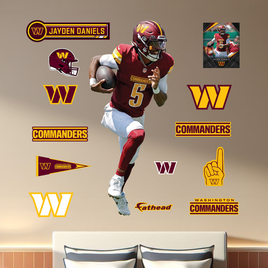 Life-Size Athlete +13 Decals  (34"W x 78"H) 