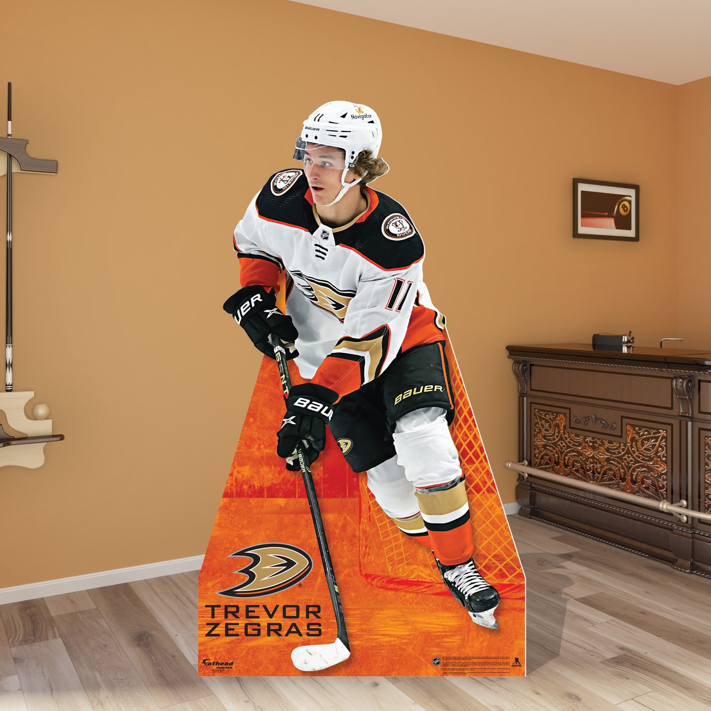 Anaheim Ducks: Trevor Zegras Life-Size   Foam Core Cutout  - Officially Licensed NHL    Stand Out