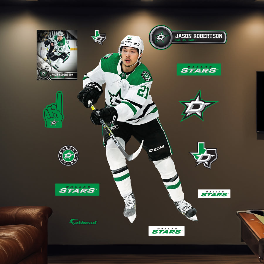 Jason Robertson - RealBig Collection - Official NHL - Dallas Stars - Reusable Vinyl Wall Decals #2