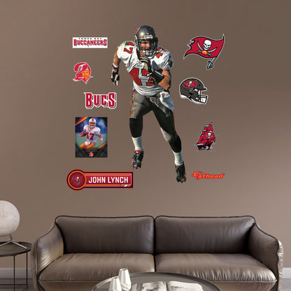 Tampa Bay Buccaneers: John Lynch Legend        - Officially Licensed NFL Removable     Adhesive Decal