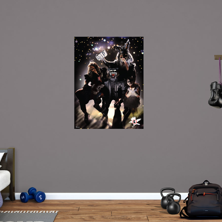 Wyatt Sick6 - Peel & Stick Poster - Official WWE - Reusable Vinyl Wall Decal