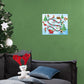 Christmas:  Baby Steps Calendar Dry Erase        -   Removable     Adhesive Decal