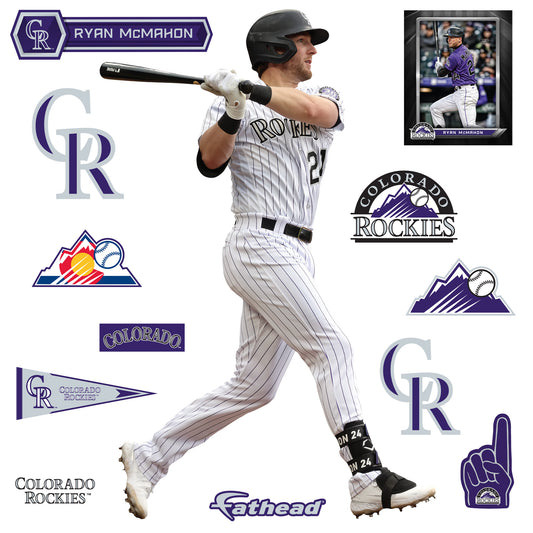 Life-Size Athlete +12 Decals  (51"W x 77.5"H) 