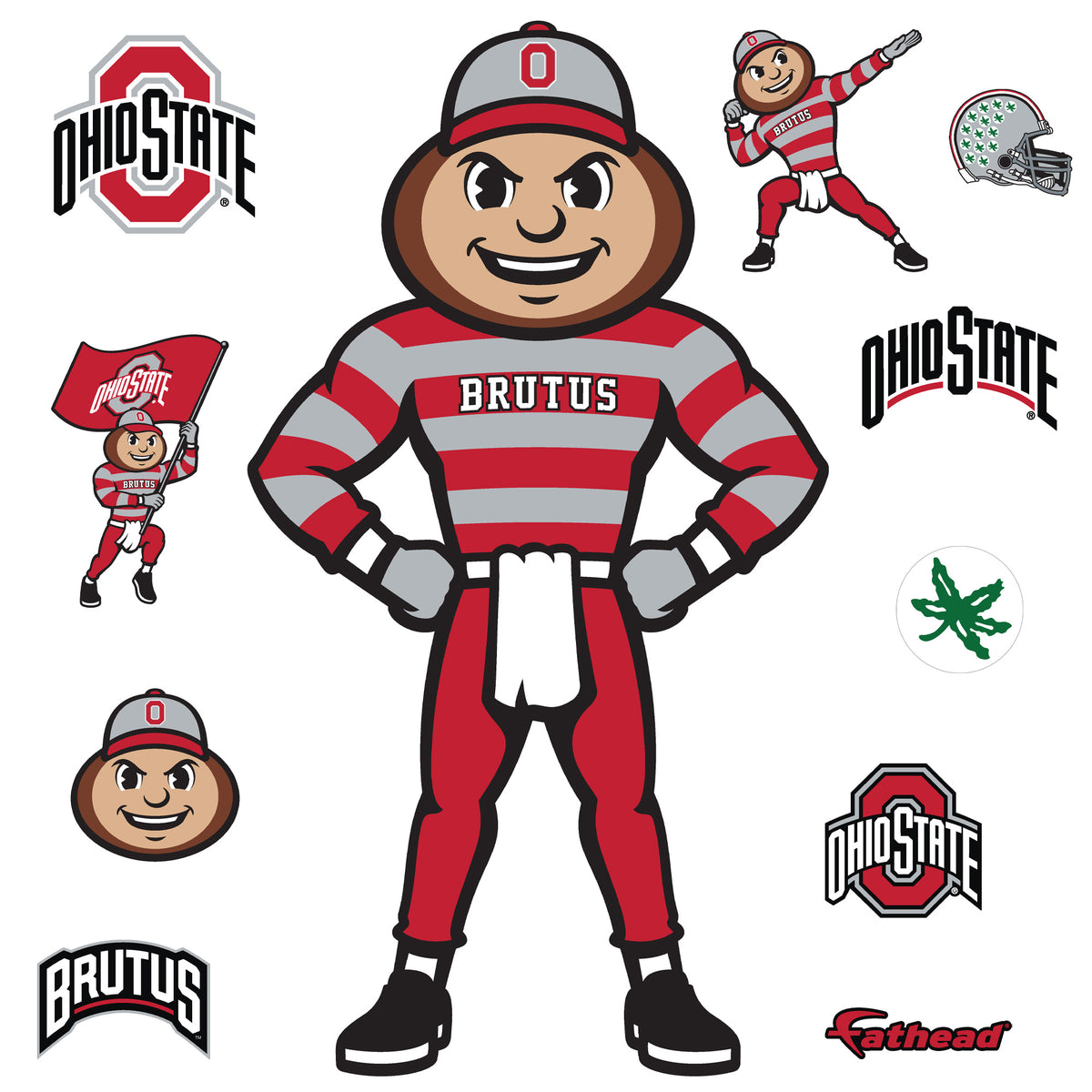 Brutus Buckeye Ohio State Buckeyes 2024 Football National Champions Ma Brutus Buckeye Ohio State Buckeyes 2024 Football National Champions Ma
