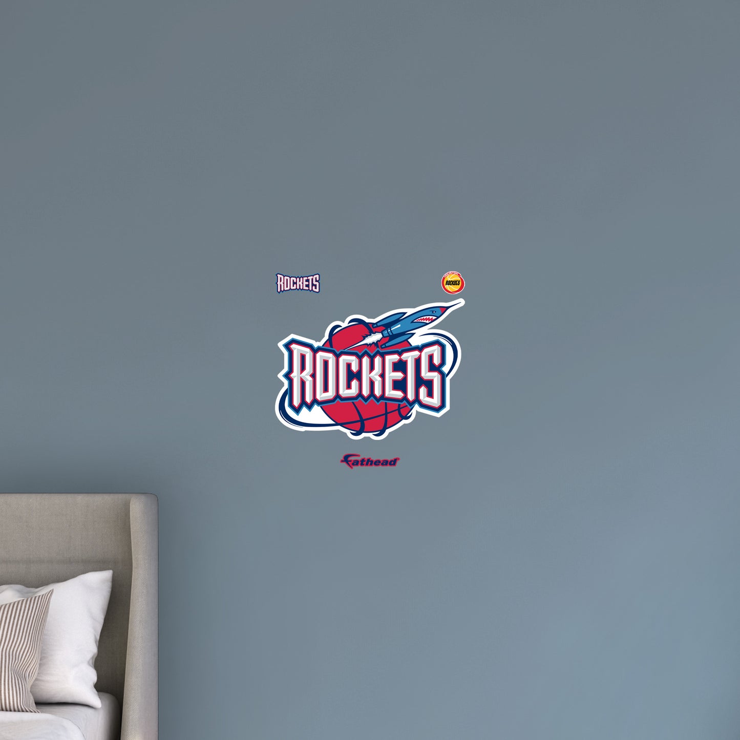 Houston Rockets:  Classic Logo        - Officially Licensed NBA Removable     Adhesive Decal