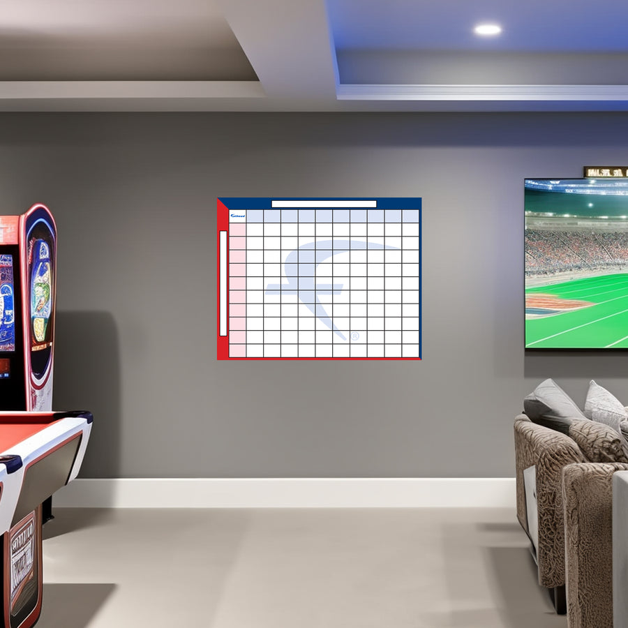 Dry Erase Squares Sheet        -   Removable     Adhesive Decal