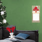 Christmas:  Red Hat Dry Erase        -   Removable     Adhesive Decal