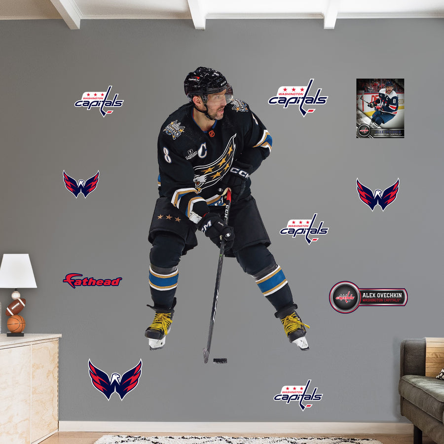 Alex Ovechkin - RealBig Collection - Official NHL - Washington Capitals - Reusable Vinyl Wall Decals #5