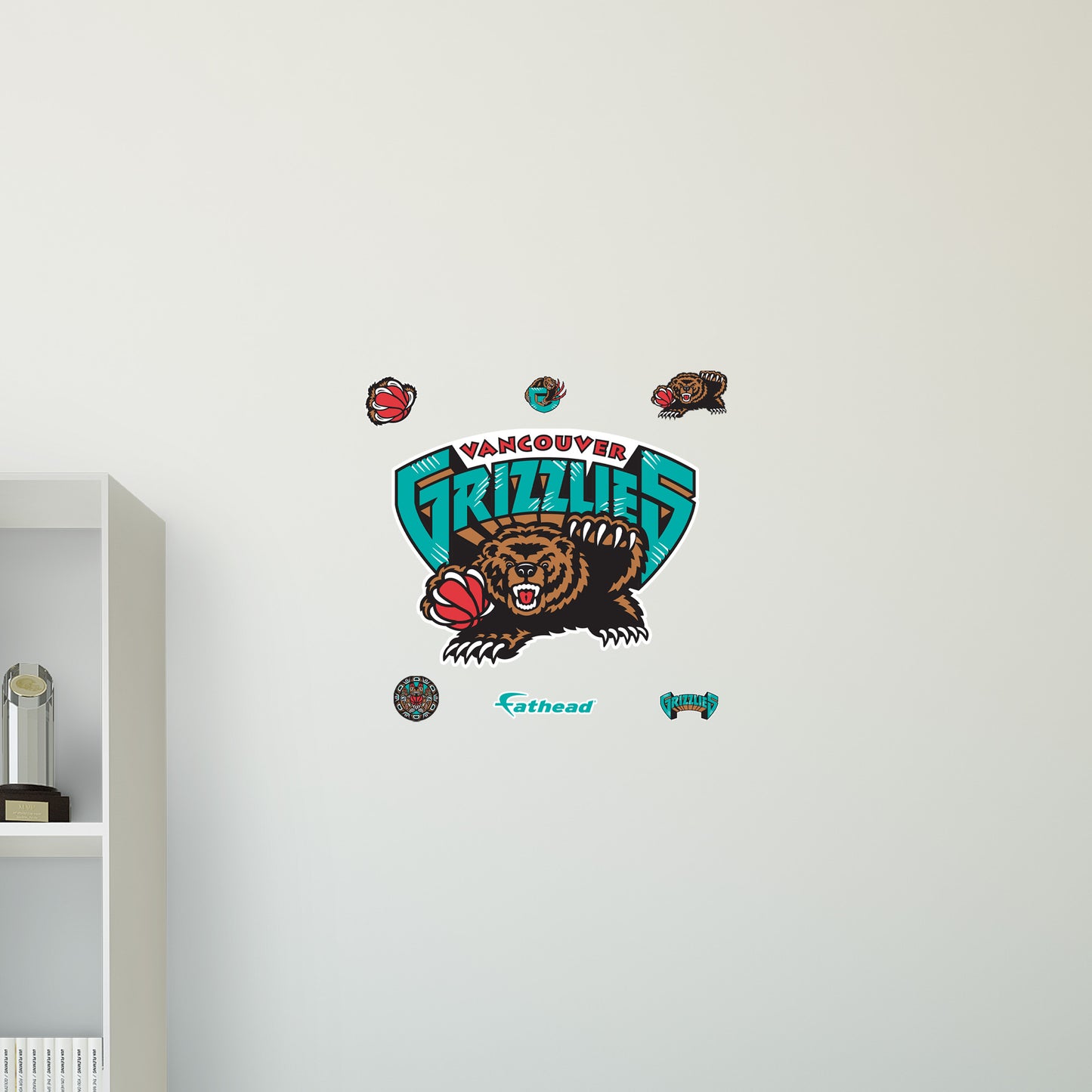 Vancouver Grizzlies:  Classic Logo        - Officially Licensed NBA Removable     Adhesive Decal