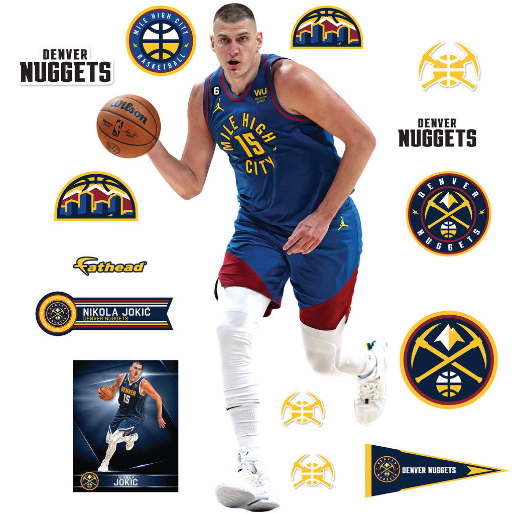 Life-Size Athlete +14 Decals  (45"W x 78"H)