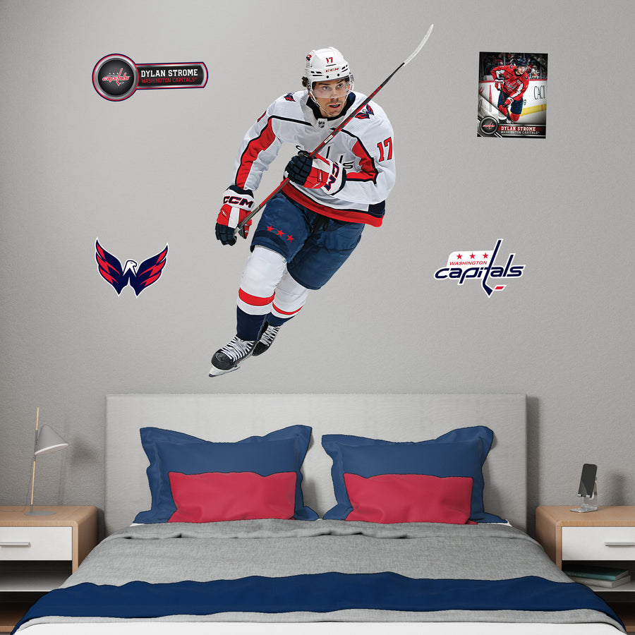 Dylan Strome - Realbig Collection - Official NHL - Washington Capitals - Reusable Vinyl Wall Decals