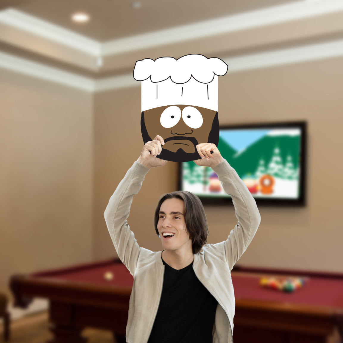 South Park: Chef    Foam Core Cutout  - Officially Licensed Paramount    Big Head