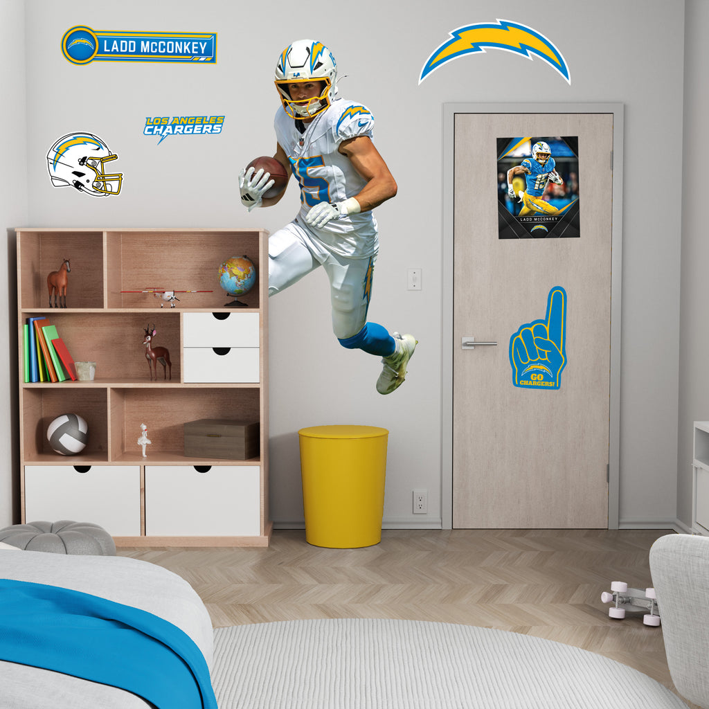 Life-Size Athlete +13 Decals  (45"W x 77"H) 