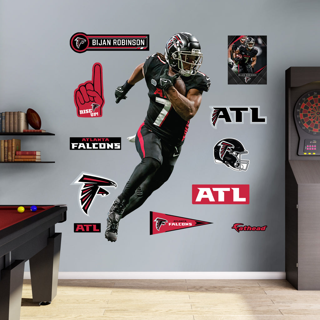 Life-Size Athlete +10 Decals  (39"W x 77"H)