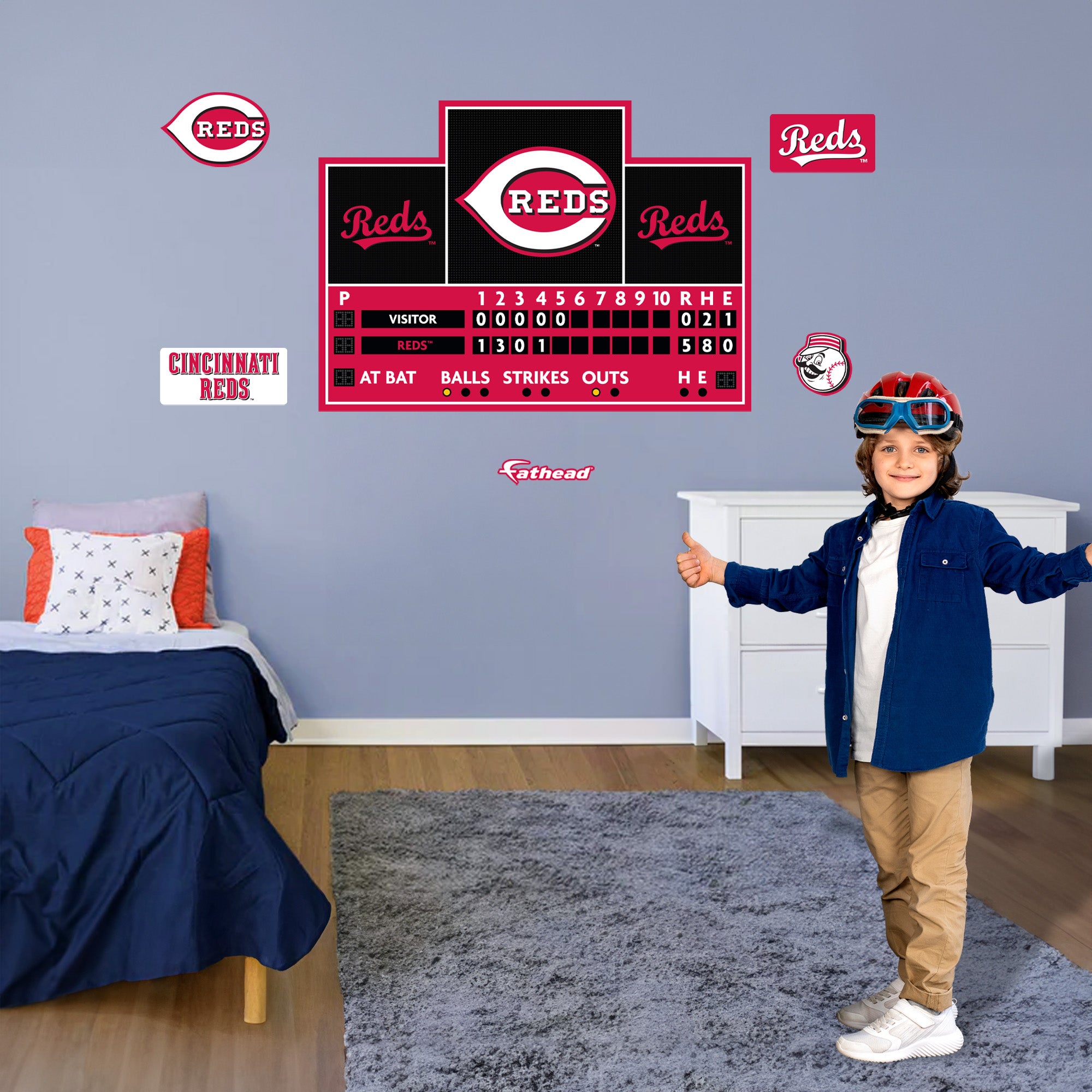 Cincinnati Reds - RealBig Scoreboard Collection - Official MLB - Reusa ...