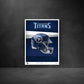 Tennessee Titans - Helmet Series - Peel & Stick Poster - Official NFL - Reusable Vinyl Wall Decal