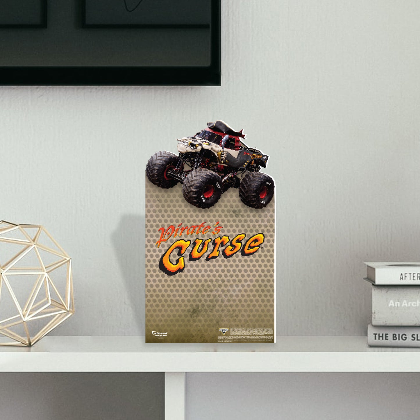 Pirate's Curse   Mini   Cardstock Cutout  - Officially Licensed Monster Jam    Stand Out