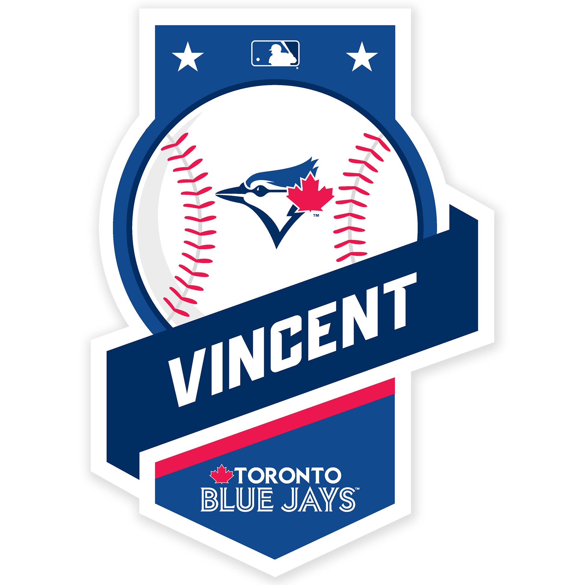 Toronto Blue Jays: 2023 Banner Personalized Name - Officially Licensed MLB  Removable Adhesive Decal