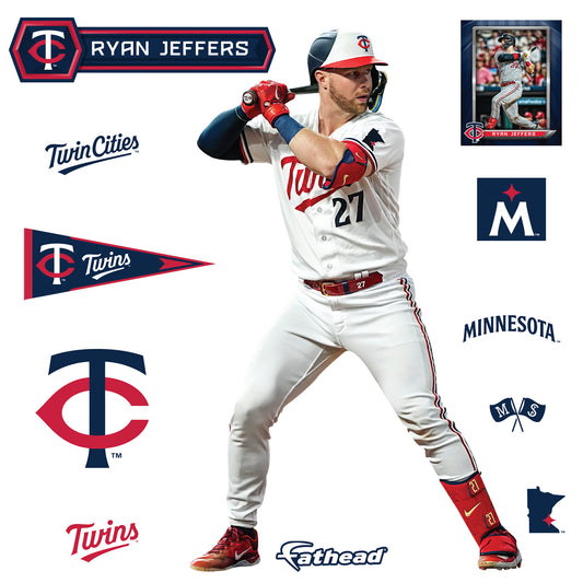 Life-Size Athlete +11 Decals  (47"W x 77"H) 