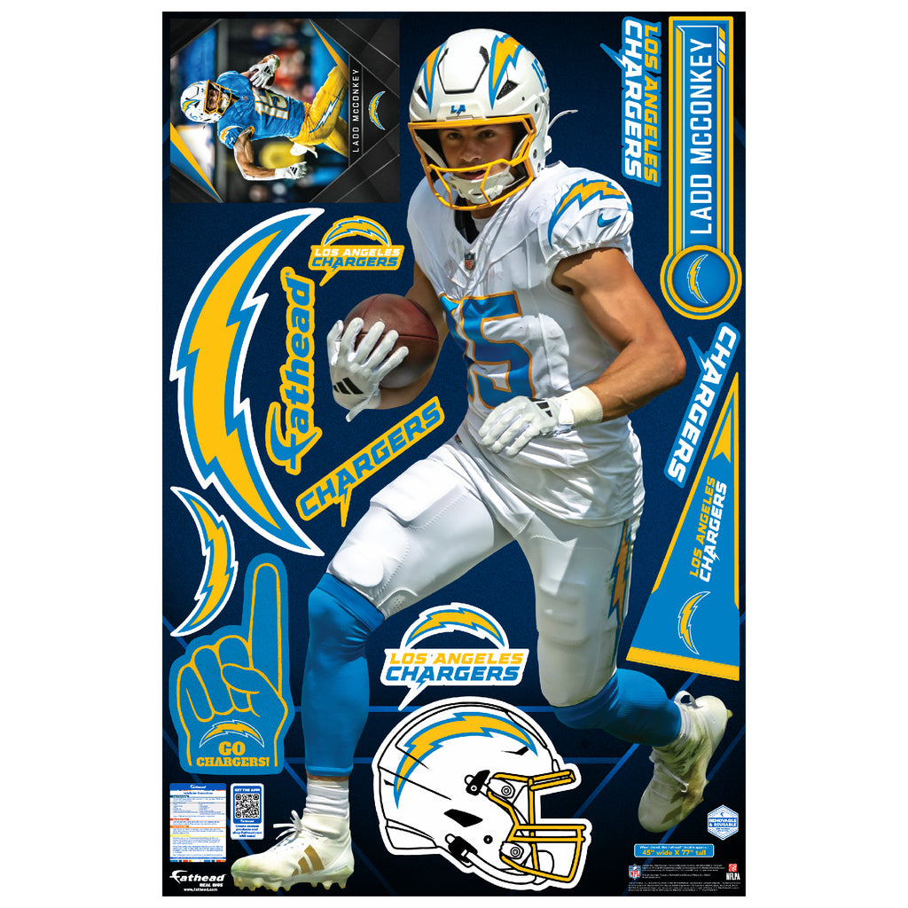 Life-Size Athlete +13 Decals  (45"W x 77"H) 