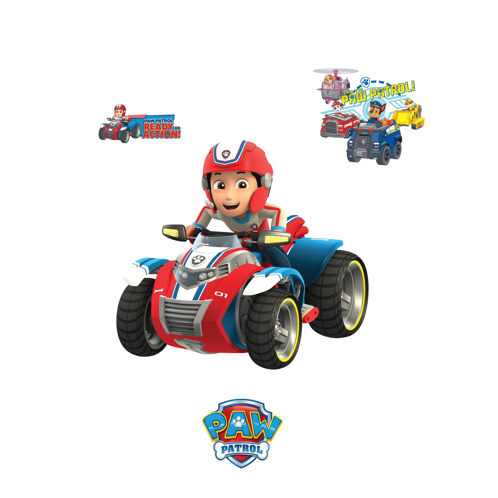 Paw Patrol: Ryder Vehicle RealBig - Officially Licensed Nickelodeon  Removable Adhesive Decal