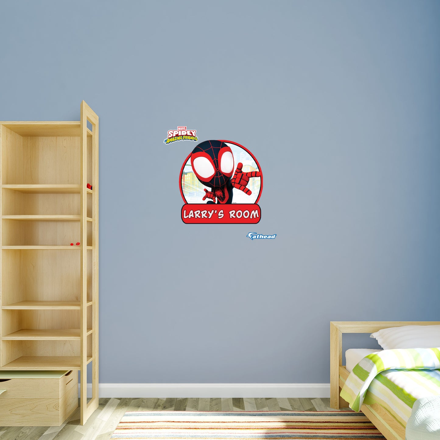Spidey and his Amazing Friends: Spin Personalized Name Icon        - Officially Licensed Marvel Removable     Adhesive Decal