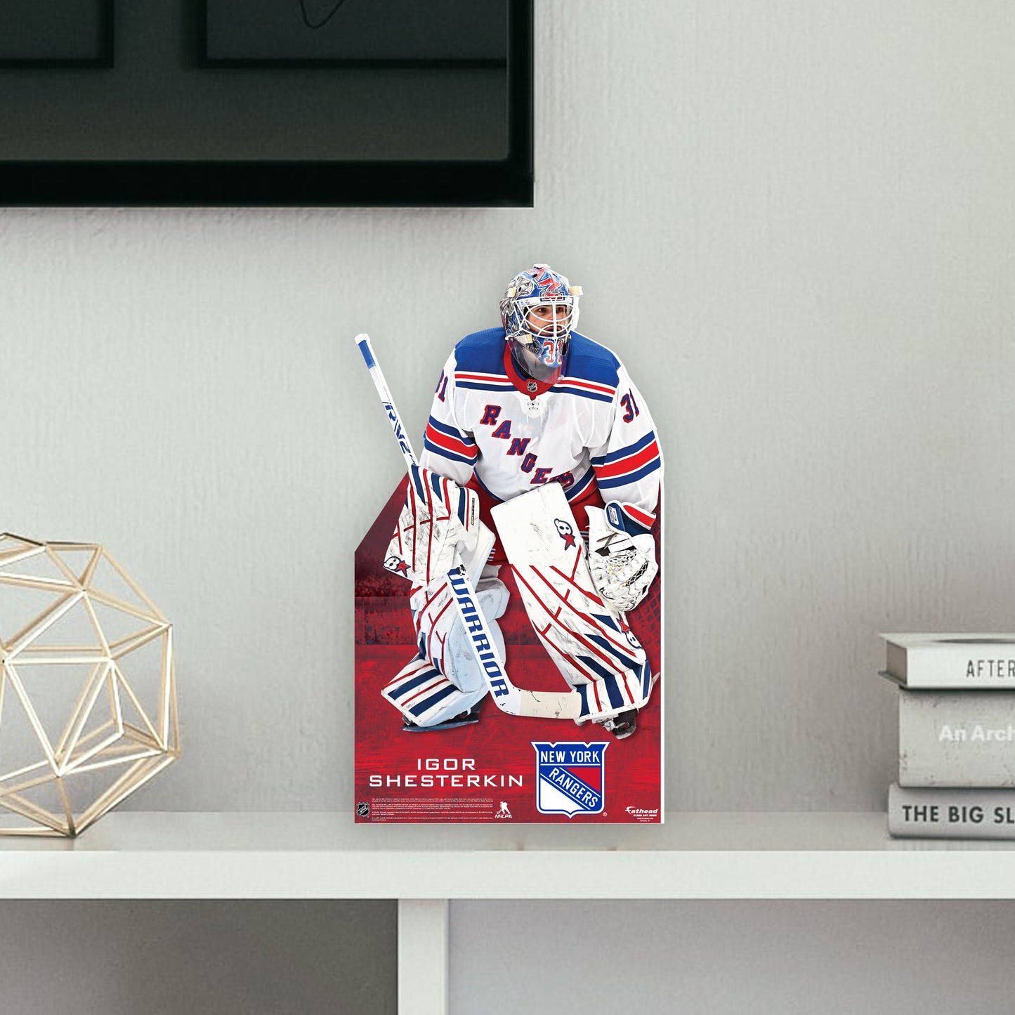 New York Rangers: Igor Shesterkin Mini Cardstock Cutout - Officially Licensed NHL Stand Out