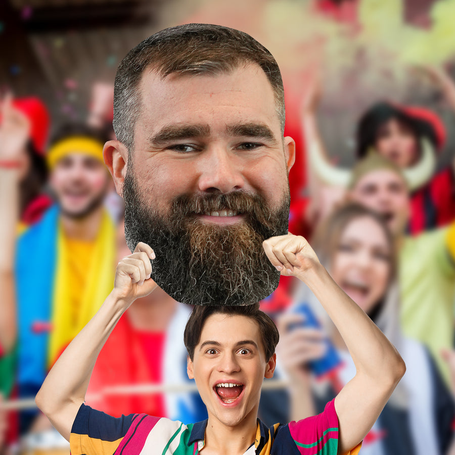 Jason Kelce - Big Head - Official NFLPA - Philadelphia Eagles - Foam Core Cutout
