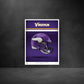 Minnesota Vikings - Helmet Series - Peel & Stick Poster - Official NFL - Reusable Vinyl Wall Decal