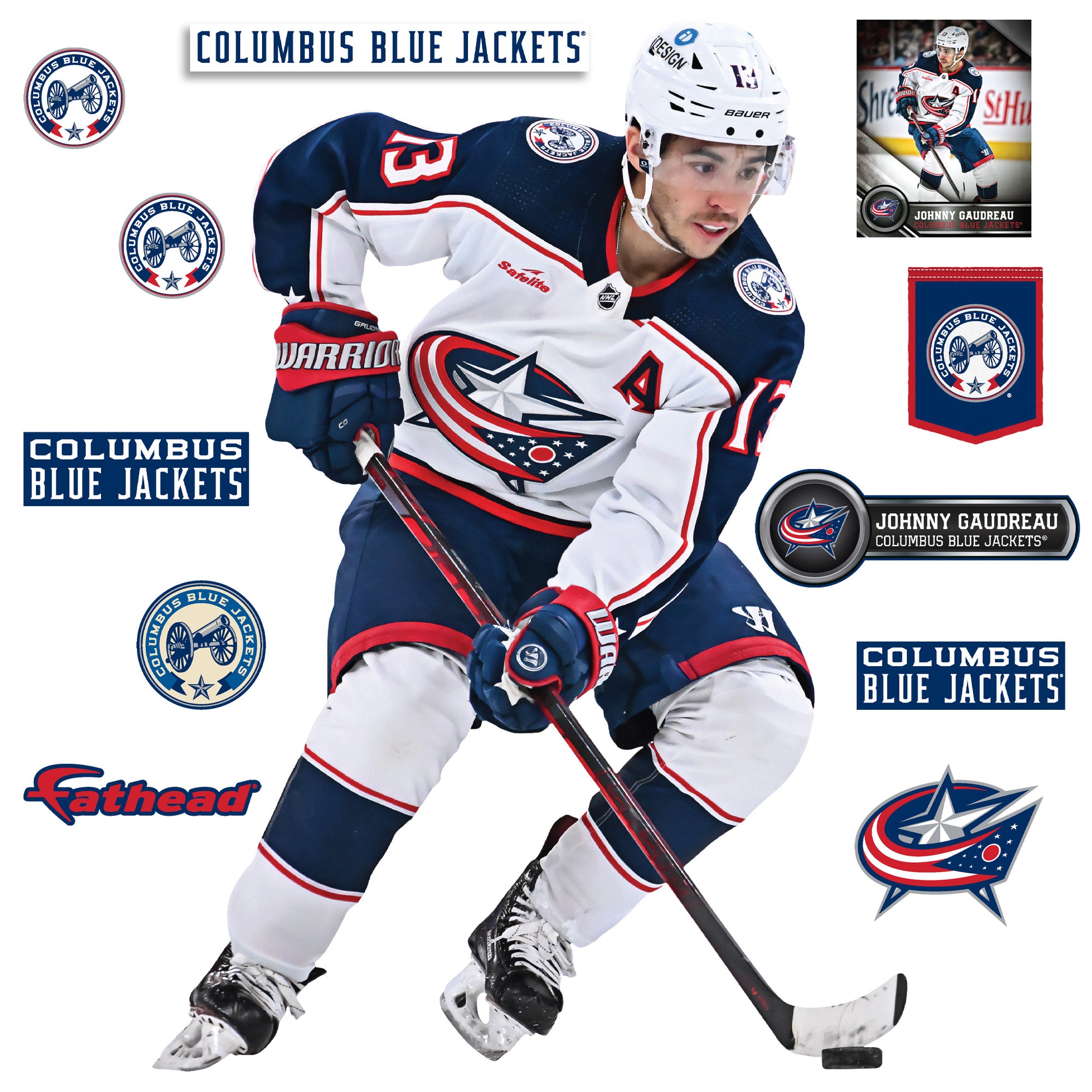 Columbus Blue Jackets: Johnny Gaudreau 2023 Life-Size Foam Core Cutout -  Officially Licensed NHL Stand Out