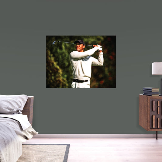 Tiger Woods Approach Poster        - Officially Licensed Removable     Adhesive Decal