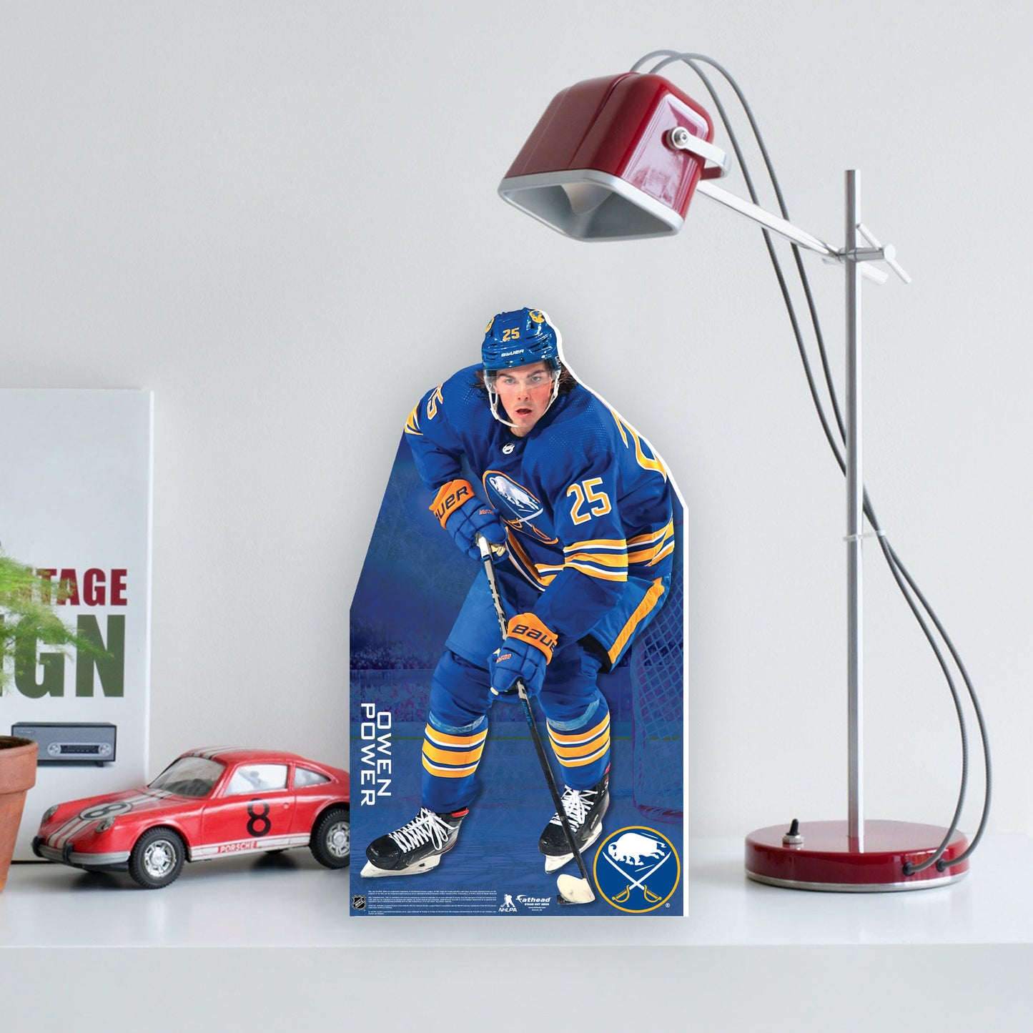 Buffalo Sabres: Owen Power Mini Cardstock Cutout - Officially Licensed NHL Stand Out