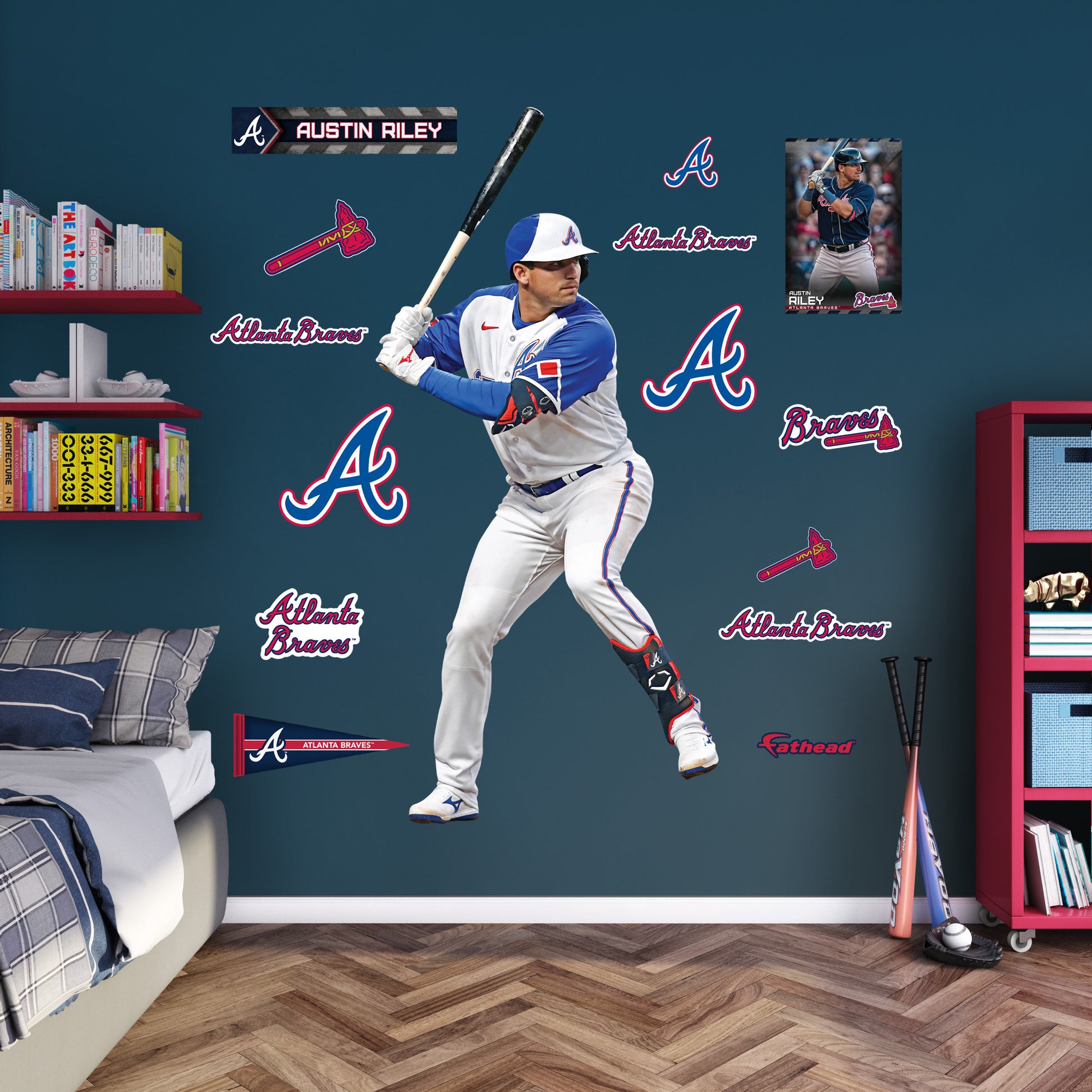 Atlanta Braves: Austin Riley 2023 City Connect - Officially Licensed MLB  Removable Adhesive Decal